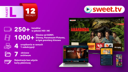 SWEET.TV L+ Polsat 12 miesięcy