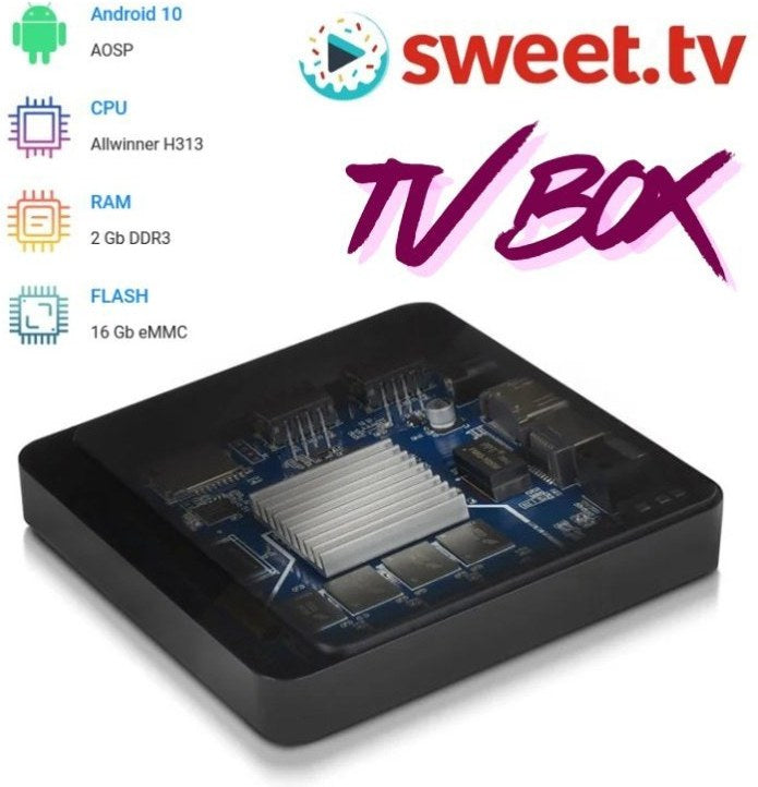 Sweet.TV Box 2 + pakiet L+ Polsat na 12 miesięcy