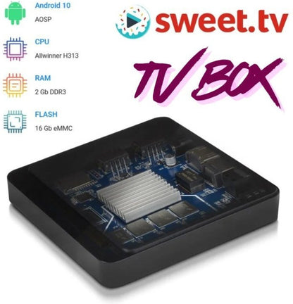 Sweet.TV Box 2 + pakiet L+ Polsat na 12 miesięcy