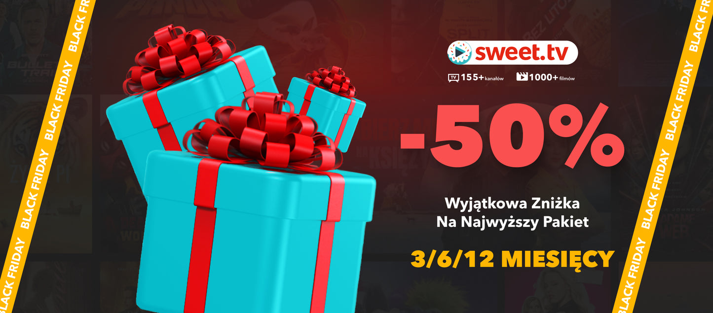 Abonament Sweet.tv Pakiet L – PL – 12 miesięcy