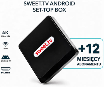 Sweet.TV Box 2 + pakiet L+ Polsat na 12 miesięcy