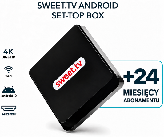 SWEET.TV Android Set-Top Box z abonamentem na 24 miesiące