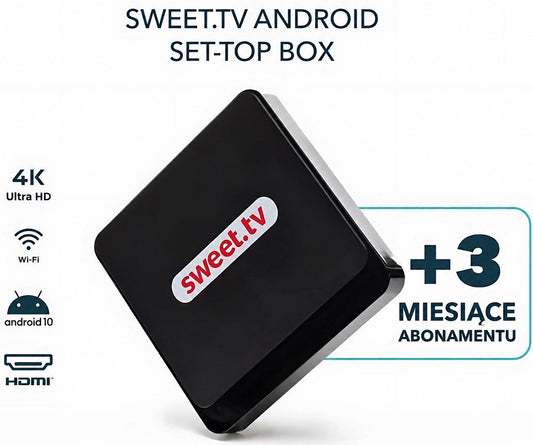 Sweet.TV box 2 + pakiet L+ Polsat na 3 miesiące